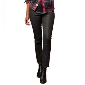 Frank and Eileen Derry Illusion NEW black WAX Italian denim pants